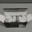 L LOHAS LED Night Light Plug in, Night Lights Plug into Wall, Light Sensor, 0-100LM, Soft White 3000K, Dimmable Night Light, Modern Nightlight for Hallway Bedroom Stairway, 2 Pack