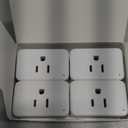 4 Pack Smart Plugs, WiFi Outlets Work with Alexa&Google Assistant,15A/1800W Max, Smart Sockets with Remote Control, Timer Plug with Group Control, No Hub Required, ETL & FCC Certified, 2.4ghz only