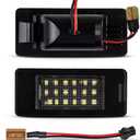 White LED License Plate Lights Tag Lamp Assembly for Cadillac Escalade ATS,2015-2020 Chevy Tahoe Suburban Malibu/GMC Yukon XL, 2pcs Rear License Plate Lamp