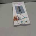 Carpet Rake for Pet Hair Removal - Reusable Pet Hair Remover, 60 Adjustable Long Handle Cat Dog Carpet Rake Scraper with Patented Design, Dog Hair Rake Brush for Rugs, Mats (Blue)