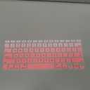 English Silicone Keyboard Cover Skin Old US Version Universal for MacBook Air 13/15 Inch A1466 A1369 A1278 A1286 A1502 A1425 A1398, Without Retina Display, Gradient Pink