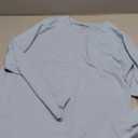 Lands' End Men's Super-T Long Sleeve T-Shirt Blue, Size S