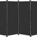 4 Panel Room Divider 6Ft Tall Indoor Foldable Privacy Screen wall
Great office division, indoor family wall partition room separator. Suitable for home office studio, garage, hospital
