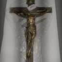 20" Crucifix in Antique Gold