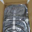 ZELUS Weighted Vest, Weight Vest with Reflective Stripe for Workout, Strength Training, Running, Fitness, Muscle Building, Weight Loss, Weightlifting, Black(12 lb)