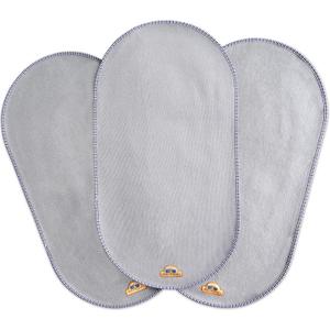 BlueSnail Waterproof Changing Pad Liners 3 Count,14" X 27.5" (Gray)