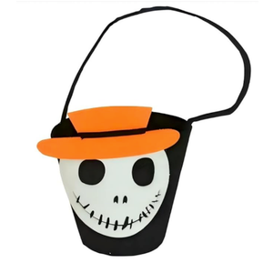 KoovDem Halloween Trick-or-Treat Bags, Small Halloween Tote Bags with Handles, Trick-or-Treating - Style 7 