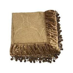 FUTEI Beige Decorative Throw Pillow Covers 18x18 Inch Set of 2, Square Soft Faux Rabbit Fur Big Striped Cushion Cover,Home Decor for Couch Sofa Bed Living Room