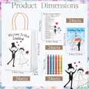 Mooliwe 96 Pcs Wedding Activity Set Include 24 Coloring Books 24 Favor Bags 24 Crayons 24 Scavenger Hunt Sheets for Wedding Activities Game Favor Entertainment Party Supplies
