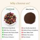 VAHDAM, Blooming Rose Black Tea - Premium Black Tea with Rose Petals (3.5oz) DELICIOUS & AROMATIC Black Tea Loose Leaf with Fragrant Rose Petals | Vacuum Sealed Pack (EXP 09/30/27)