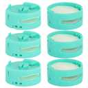 6 Pack Odor Neutralizer Cartridges Replacement Compatible with Shark AZ3000 AZ3002 HZ3000 HZ3002 IZ862H IZ562H ZD550 ZU102 Upright Vacuum, HP152 HP301 HP302 Air Purifier, Part# 1541FC3000