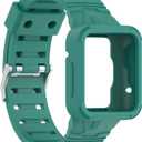 Replacement Strap for Redmi Watch 2 Lite Band with Protective Case,Rugged CaseBand for Xiaomi MI Watch Lite/MI watch Lite2,Bumper Case with Strap Bands (Black/DeepBlue/Green)
