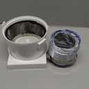 VIWINVELA 3 IN 1 Indoor Dryer Vent Kit Filter Bucket for Electric Dryer with 4-Inch by 8-Feet Proflex Duct (Silver)