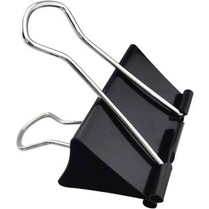 Extra Large Binder Clips 2.4 Inch (36 Pack), Upgrade Giant Binder Clips Big Paper Clips Clamps for Office and Home Supplies, Black by Aellabus