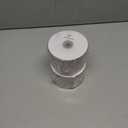 2 x HUIHUANG Dusty Rose Velvet Wired Ribbon 2-1/2", Dusty Pink and White Velvet Wire Ribbon for Christmas Tree, Bows, Wreaths, Gift Wrapping, Garland, Home Decor, Crafts-Continuous 10 Yards/Roll