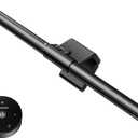 Quntis Monitor Light Bar with Remote, Fit for Curved Monitors/Camera Base, Eye-Care Computer Screen Light Bar, Auto-Dimming Dimmable Work Office Gaming Desk Lamp, Gray