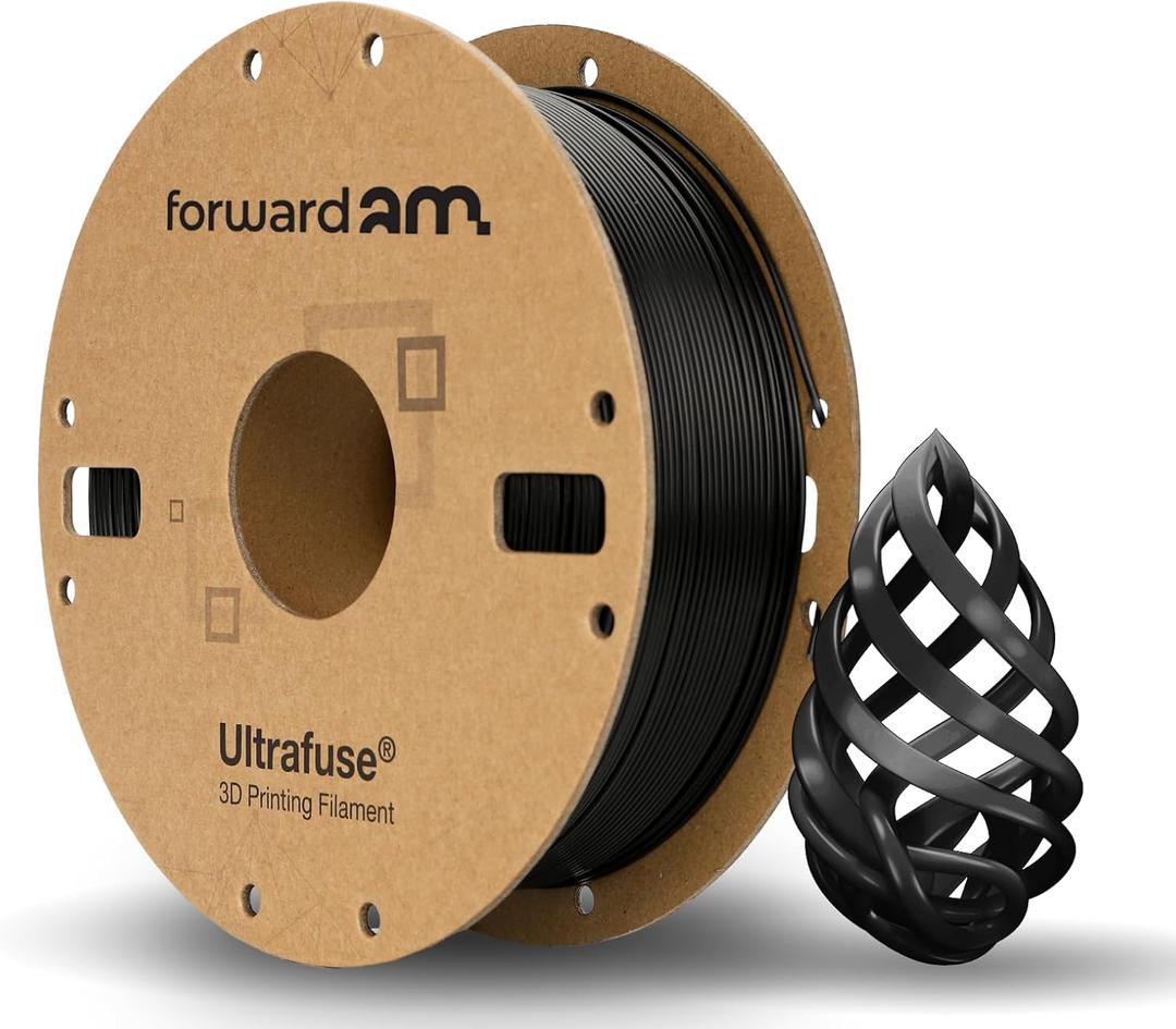 Ultrafuse PLA HS 1.75mm Filament - Black 1KG (2.2lbs) High-Speed 600mm/s, 0.02mm Precision, Cardboard Spool | Warp-Free, Eco-Friendly 3D Printing Material Fits for Most FDM 3D Printers