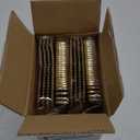 WDF 100 Pcs Gold Plastic Forks Heavy Duty - BPA-FREE, Sturdy&Durable Forks Disposable 7.4inch - Elegant Gold Forks for Dessert, Durable Plastic Cutlery for Thanksgiving Party, Wedding or Daily Using