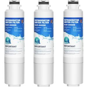 DA29-00020B Replacement for Samsung Water Filter DA29-00020B, HAF-CIN/EXP, RF28HFEDBSR, RF263TEAESG, RF263BEAESR, RF28HDEDBSR, HAF-CIN, RF4287HARS, RF4267HARS, DA97-08006A, 3 Filters