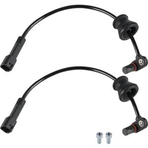2 Pcs ABS Wheel Speed Sensor Compatible with Chevy Equinox 2010 2011 2012 2013 2014 2015 2016 2017, GMC Terrain 2010 to 2017, Rear ABS Sensor, Replacement for 25913456, 23348259