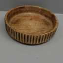 Kimona Fruit Bowls Wooden Fruit Bowl or Candy Bowl, Elevate Your Space With A Unique Bowl Centerpiece (10" X 10" X 2.5")