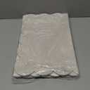 Mooliwe Scalloped Felt Bulletin Board 36 x 18 Inches Foldable Beige Pin Cork Board Alternative for Wall, 3' x 1.5' Trifold Picture Vision Self Adhesive Bulletin Decorative