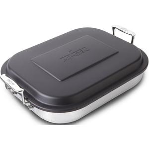 All-Clad Specialty Stainless Steel Lasagna Pan 12x15x2.75 Inch Induction Oven Broiler Safe 600F Frozen Lasagna, Pots and Pans, Cookware Silver