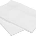 Amazon Basics Lightweight Super Soft Easy Care Microfiber Pillowcases, Standard size, 30" L x 20" W, Set of 2, Bright White, Pillows Not Included