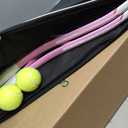 Tennis Racket Set for Adults, 27 Inch Pre-Strung Rackets (2 Pack) with Tennis Balls, Carry Bag, Grip Tape,Perfect for Beginners,Student Training, 27 inches x 105 sq."