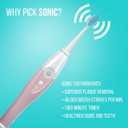Tao Clean UV Sanitizing Sonic Toothbrush and Cleaning Station, Electric Toothbrush, Dual Speed Setting, Pink Blush