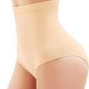 Tummy Control Shapewear Underwear for Women,Seamless Faja Body Shaper Briefs,High Waist Shorts Panties (X-Large, Nude)