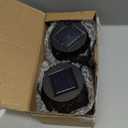 Solar Lanterns Outdoor Waterproof, 2 Pack Hanging Solar Lights Outside Garden Decor, Gifts for Women Mom Grandma Metal Decorative Lantern for Patio Yard Porch Balcony Backyard Lawn(4.6x4.6inch)