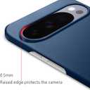 Bastmei for Google Pixel 10 Pro XL Case, Minimalist Phone Cases Extremely Light Ultra-Light Super Slim Thin Camera Protection Hard PC Cover for Google Pixel 10 Pro XL Matt Case (Gravel Blue)