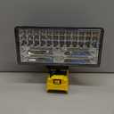 Cordless LED Work Light for 20V Battery, 90W 6800ML LED Wide Beam Flood Light with USB and Type C Charging Port Light for Emergency, Workshop, Garage. (No Battery) (90 Kilowatt Hours) (Yellow)