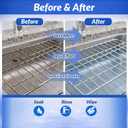 Oven Rack Cleaning Bags Kit, 10-Piece Set, Heavy Duty No Scrub Reusable Leakproof PE Soaking Bags, 2 Sizes (15.7x23.6 in & 19.7x27.6 in), Includes 2 Pairs Gloves & 2 Scrub Pads, Cleaner Not Included