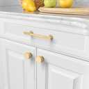 Asidrama 10 Pack 3 Inch(76mm) Brushed Gold Cabinet pulls Kitchen Cabinet Handles, Cabinet Pulls Kitchen Cabinet Hardware for Cupboard Drawer Pulls