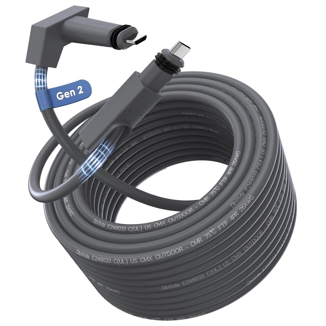 Starlink Cable 150 FT, CMX CMR Rated 26AWG, Gen 2 Rectangular Satellite Replacement, Extension for Starlink Actuated Gen 2
