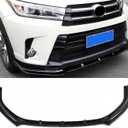 Front Bumper Lip Spoiler 3PCS for Toyota Highlander 2017 2018 2019