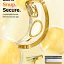 2 x Meifigno Case Designed for iPhone 16 Pro 6.3 Inch, [Compatible with MagSafe] [2X Screen Protectors] [Glitter Card & Wrist Strap] Surround Lens Protection Designed for iPhone 16 Pro Case, Gold