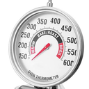 Extra Large 3" Oven Thermometer with Easy-Read Dial | 150-600°F Pro Accurate Temp Gauge for Kitchen, Baking, Grill & Meat | Hang or Stand for Gas/Electric Ovens