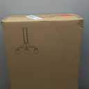 Dining Room Light Fixture, 3-Light Pendant Lighting for Kitchen Island, 25" Rustic Mottled Black Chandelier with Seeded Glass Globes