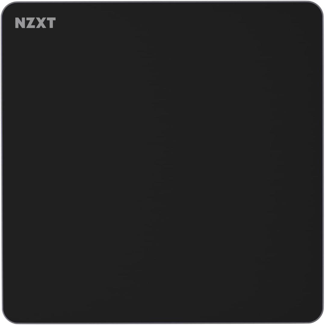 NZXT Zone Elite - Premium Large Gaming Mouse Pad - Ultra-Smooth Nano-Knit Cloth Surface - Optimized for Speed and Control - Spill-Resistant, Soft Foam Base, Reinforced Low-Profile Stitching - Black (40 x 40 cm)