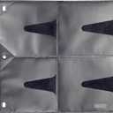 Vaultz CD Binder Pages, 8 CD Capacity per Sheet, 25 Sheets per Box, Clear and Black (VZ01401)