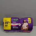 Depend Night Defense Adult Diapers, Incontinence & Postpartum Bladder Leak Underwear for Women, Disposable, Overnight, Large, Blush, 22 Count