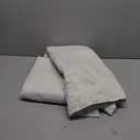 jinchan Burlap Look Curtains 84 Inches Long Textured Curtain for Living Room Light Filtering Farmhouse Drapes Rod Pocket Window Curtain Drape for Bedroom 2 Panels Off White Curtains