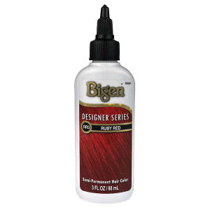 Bigen Semi Permanent Hair Color, Ruby Red, 3 Fl Oz