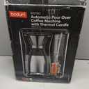 Bodum BISTRO Coffee Maker, Automatic Pour Over Coffee Machine with Thermal Carafe, Black, 40 Ounce