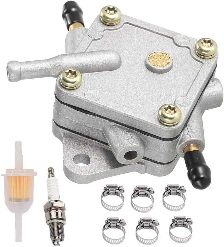 G16 Fuel Pump for Yamaha G16 G20 G22 Golf Cart 4 Cycle Engine pump with Fuel Filter Spark Plug kit
