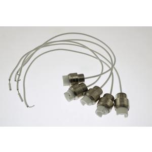 5 Pack R7S Ceramics Lamp Base Socket Lamp Holder Conveter Connector R7S Bulb Socket Lamp Holder Connector Metal Ceramics Handle for Flood Light Bulb