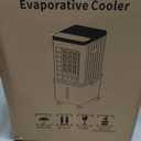 Swamp Cooler, Portable Air Conditioners with 3 wind Modes, 3 Speeds, 3.5-Gallon Water Tank for Evaporative Air Cooler Long Cooling, 45 dB Windowless Air Conditioner 120 Oscillation 4 Ice Packs, 60 inches x 60 inches x 85 inches